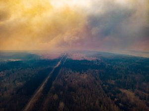 Горит зона отчуждения: отголоски пожара дошли до Киева